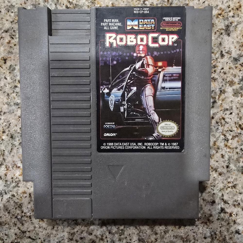 RoboCop NES Game Cartridge - Gray